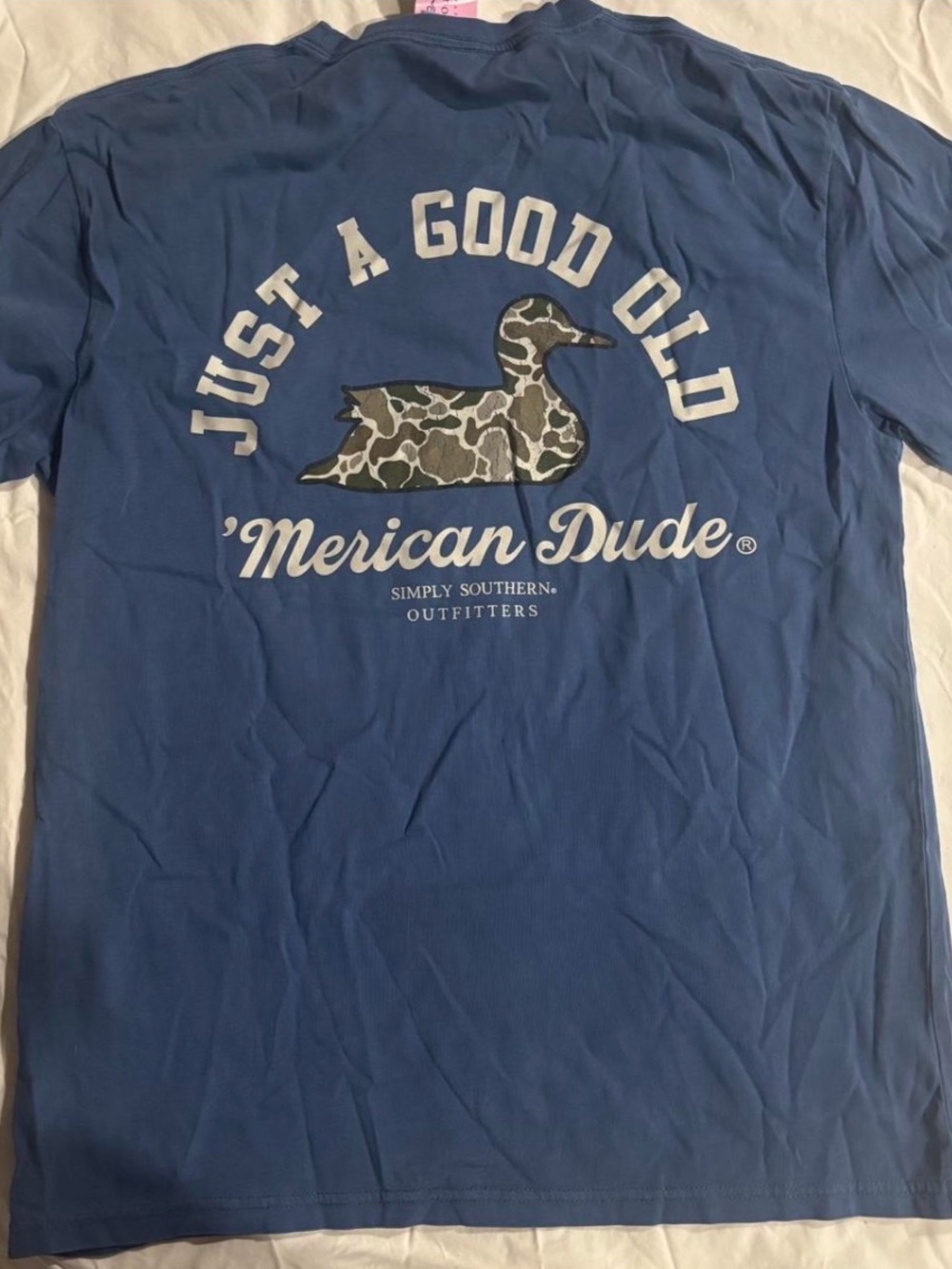 Simply Southern Blue Short-Sleeve 'Merican Duck Graphic Tee